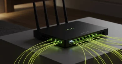 Router para fibra óptica